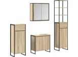 Syfax™ Set Di Mobili Per Il Bagno Rovere Sonoma Legno Multistrato