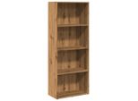 Syfax™ Libreria Rovere Artigianale 60X30X152 Cm In Legno Multistrato