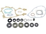 Set Di Guarnizioni + Guarnizioni Albero + Cuscinetti Per Kreidler Florett K54 Rm Rmc Tm 4-GANG Motore