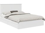 Syfax™ Letto Con Contenitore Bianco 150 X 200 Cm Legno Multistrato