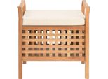 Syfax™ Cassapanca 49X48X49 Cm In Legno Massello Di Noce