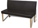 Syfax™ Panca 139,5 Cm Marrone Scuro In Pelle Finta