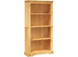 Syfax™ Libreria A 4 Ripiani Pino Messicano Range 80X29X150 Cm