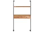 Syfax™ Scrivania A Parete 90X40X170 Cm In Legno Massello Di Acacia
