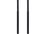 Syfax™ Gambe Telescopiche Per Tavolo 2 Pz Nere 710 Mm-1100 Mm