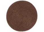 Syfax™ Pouf Lavorato A Mano 40X45 Cm In Juta Marrone