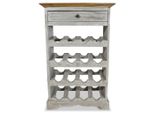 Syfax™ Portavini In Legno Massello Di Mogano 55X23X85 Cm