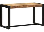 Syfax™ Panca 80X35X45 Cm In Legno Massello Di Mango Grezzo