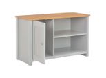 Syfax™ Mobile Porta Tv Grigio 95X39X58 Cm