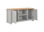 Syfax™ Mobile Porta Tv Grigio 120X39X58 Cm