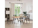 Syfax™ Gambe Per Tavolo Da Pranzo Bianche 2 Pz 50X(72-73) Cm In Acciaio