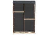 Syfax™ Armadio A 3 Ripiani Grigio 110X40X170 Cm In Tessuto