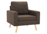 Syfax™ Poltrona Marrone In Tessuto