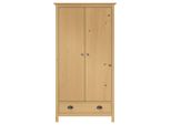 Syfax™ Armadio A 2 Ante Hill 89X50X170 Cm Legno Massello Di Pino