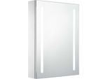 Syfax™ Armadietto Bagno Con Specchio E Led 50X13X70 Cm
