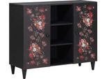 Syfax™ Armadi Di Stoccaggio Con Porta Multicolore 90 X 33,5 X 75 Cm