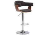 Syfax™ Sgabelli Da Bar 2 Pz Grigi In Legno Piegato E Tessuto