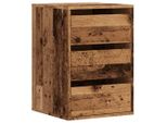 Syfax™ Cassettiera Angolare Legno Antico 40X41X58 Cm Legno Multistrato