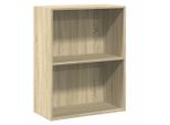Syfax™ Libreria 2 Ripiani Rovere Sonoma 60X30X76,5Cm Legno Multistrato