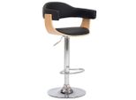 Syfax™ Sgabelli Da Bar 2 Pz Nere In Legno Piegato E Pelle Finta