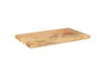 Syfax™ Piano Per Tavolo 50X30X2,5 Cm Rettangolare Legno Massello Mango