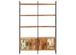 Syfax™ Libreria A 4 Livelli Legno Massello Di Recupero 124X30X180 Cm