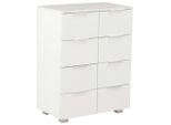 Syfax™ Credenza Bianco Lucido 60X35X80 Cm In Legno Multistrato