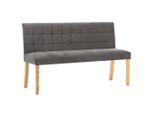 Syfax™ Panca 140 Cm Grigia In Velluto