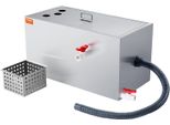 Trappola Per Grassi Commerciale, Trappola Per Grassi Da 25 Libbre, Trappola Di Ingresso Superiore, Trappola Per Grassi In Acciaio Inox Sotto Il Lavello, Separatore Di Acqua E Olio Per Acque Reflue Da 6,44 Gpm, Per Il Ristorante Ecc.