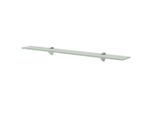 Syfax™ Mensole Galleggianti 2 Pz In Vetro 80X20 Cm 8 Mm