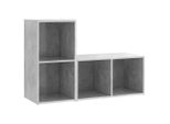 Syfax™ Mobili Tv 2 Pz Grigio Cemento 72X35X36,5Cm In Legno Multistrato