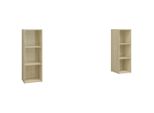 Syfax™ Mobili Tv 2 Pz Rovere Sonoma 107X35X37 Cm In Legno Multistrato