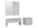 Syfax™ Set Di Mobili Da Corridoio Grigio Cemento In Legno Multistrato