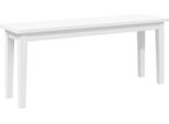 Syfax™ Panca 110 Cm Bianco In Legno Massello Di Hevea