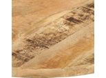 Syfax™ Piano Tavolo In Legno Massello Di Mango Rotondo 25-27 Mm 80 Cm