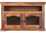 Syfax™ Mobile Porta Tv 90X30X60 Cm In Legno Massello Di Acacia