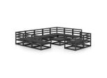 Syfax™ Set Divani Da Giardino 12 Pz In Legno Massello Di Pino