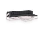 Syfax™ Set Divani Da Giardino 6 Pz Con Cuscini Legno Massello Di Pino