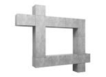 Syfax™ Set Di Mobili Porta Tv 9 Pz Grigio Cemento In Legno Multistrato