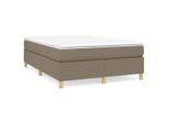 Syfax™ Struttura Letto A Rete A Molle Tortora 140X190 Cm In Tessuto