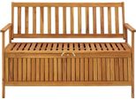 Syfax™ Cassapanca Da Giardino 120 Cm In Legno Massello Di Acacia