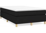 Syfax™ Struttura Letto A Rete A Molle Nero 120X200 Cm Tessuto