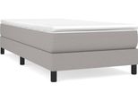 Syfax™ Struttura Letto A Rete A Molle Grigio Chiaro 90X200 Cm Tessuto