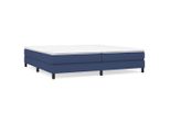 Syfax™ Struttura Letto A Rete A Molle Blu 200X200 Cm In Tessuto