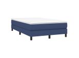 Syfax™ Struttura Letto A Rete A Molle Blu 120X200 Cm In Tessuto
