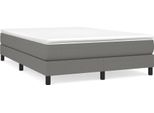 Syfax™ Struttura Letto A Rete A Molle Grigio Scuro 140X200 Cm Tessuto