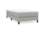 Syfax™ Struttura Letto A Rete A Molle Grigio Chiaro 100X200 Cm Tessuto