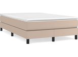 Syfax™ Struttura Letto A Rete A Molle Cappuccino 120X200 Cm In Pelle Finta