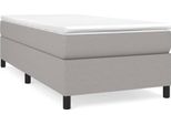 Syfax™ Struttura Letto A Rete A Molle Grigio Chiaro 80X200 Cm Tessuto