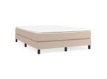 Syfax™ Struttura Letto A Rete A Molle Cappuccino 140X190 Cm In Pelle Finta